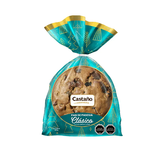 PAN DE PASCUA CLASICO CASTAÑO 450grs. ( 20)       