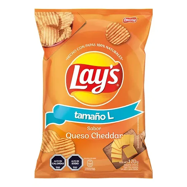 PAPAS LAYS CHEEDAR 170grs.   (13)                 