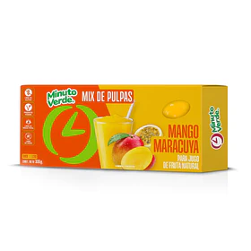 PULPA MANGO MARACUYA MINUTO VERDE 335grs          