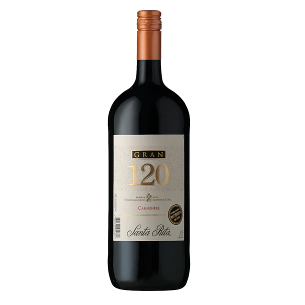 VINO GRAN 120 CARMENERE BOTELL.1.5lts.12°G.L(DPx6)