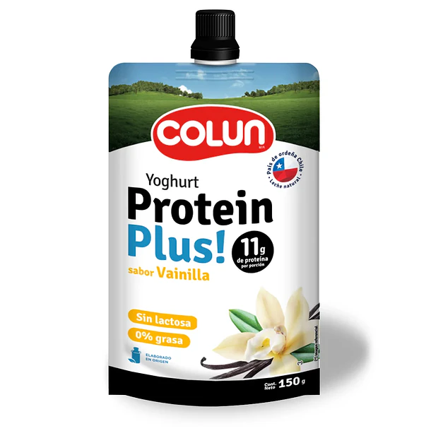 YOGHURT COLUN PROTEIN SQUEEZE VAINILLA 150g.      