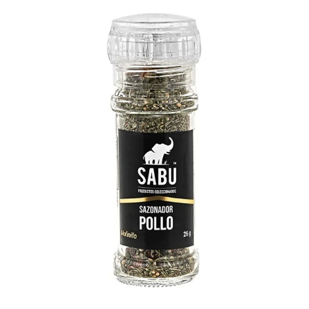 MOLINILLO SAZONADOR POLLO SABU 26gr.   (12)