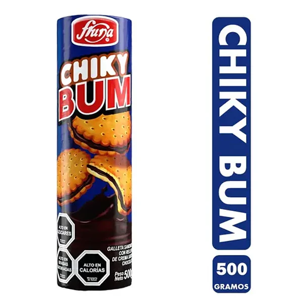 GALLETA CHIKY BUM CHOCOLATE 500grs.  (12)         