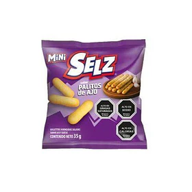 GALLETA SELZ MINI PALITOS DE AJO 35grs. (40)      