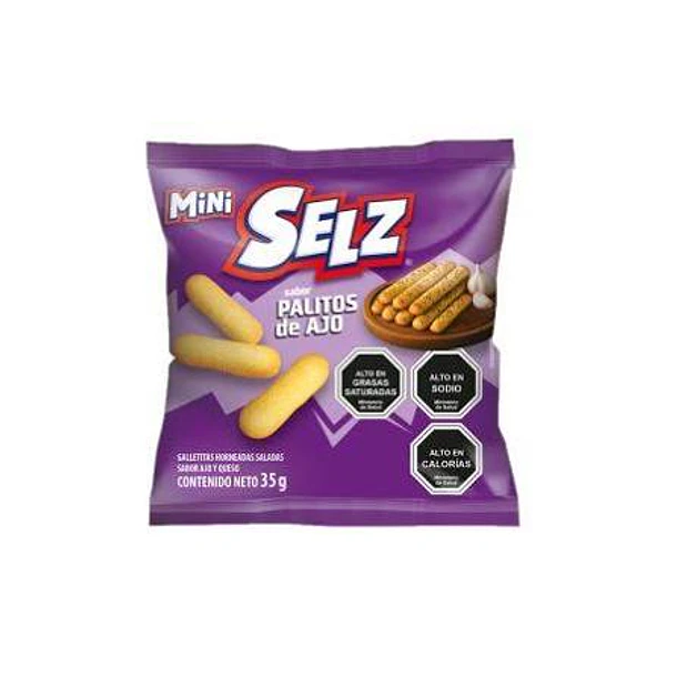 GALLETA SELZ MINI PALITOS DE AJO 35grs. (40)      