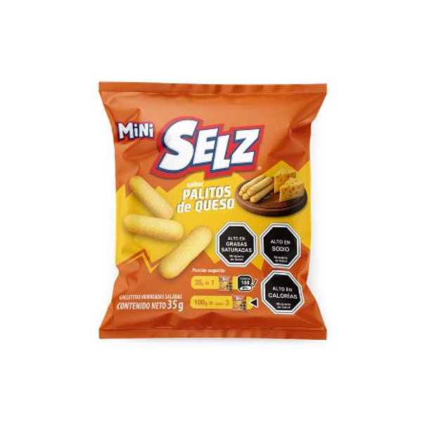GALLETA SELZ MINI PALITOS DE QUESO 35grs. (40)    