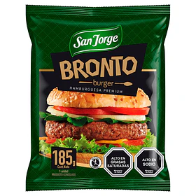 HAMBURGUESA BRONTO SAN JORGE 185grs.  (20)