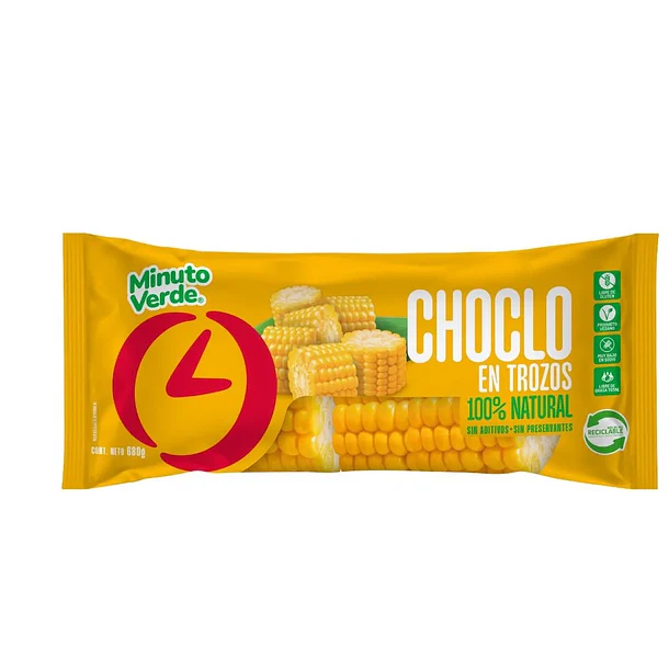 CHOCLO TROCITO 4un. MINUTO VERDE