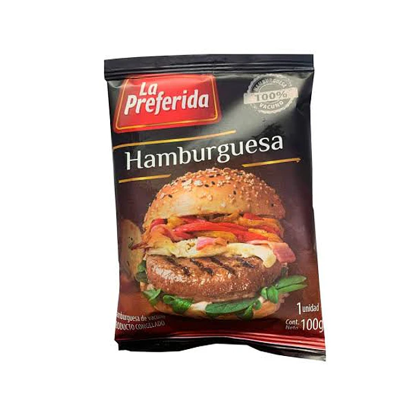 HAMBURGUESA LA PREFERIDA 100grs. (40)