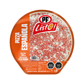PIZZA LISTO ESPAÑOLA PF 465grs.  (6)