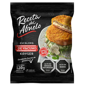 ESCALOPA KAYSER VACUNO RECETA DEL ABUELO 120grs.(2