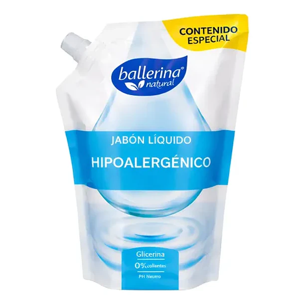 JABON LIQ. BALLERINA DOY.HIPOALERG.650ml.(12)(72) 