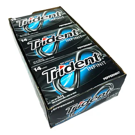 CHICLE TRIDENT INFINIT PEPPERMINT x 12un. (12)    
