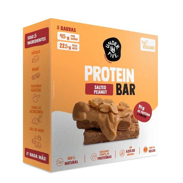 BARRA PROTEIN UNDER FIVE SALT.PEANUT 45g.x 5u.(20)