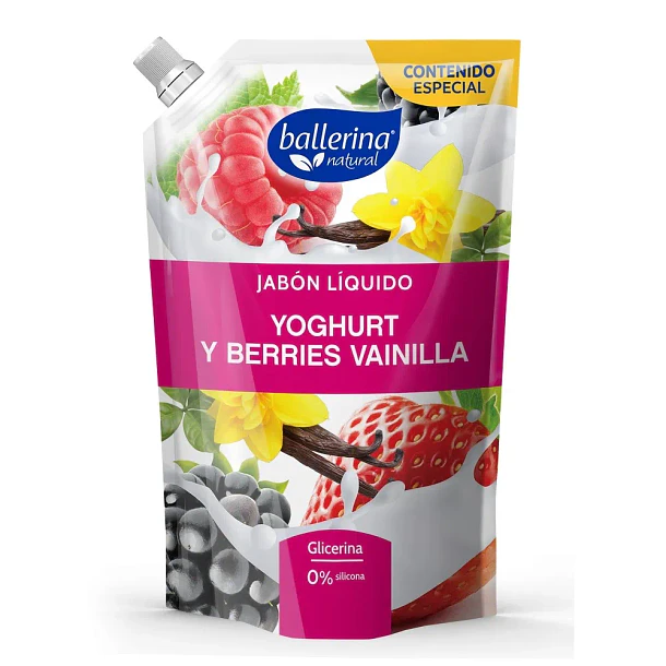 JABON LIQ. BALLERINA DOY.YOGU/BERRI.650ml.(12)(72)