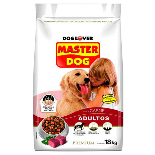 MASTER DOG ADULTO CARNE 18 KILOS                  