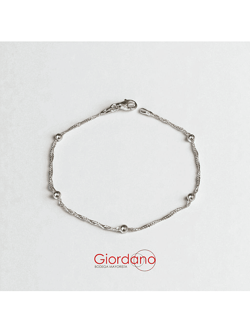 Pulsera Singapur delgada 1