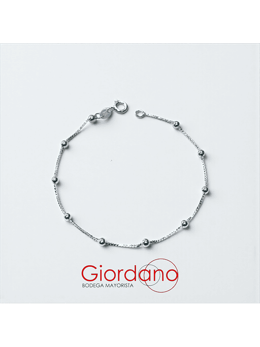 Pulsera Veneciana con pelotitas  1