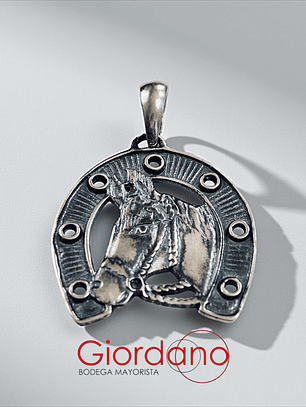 Colgante Caballo con Herradura 