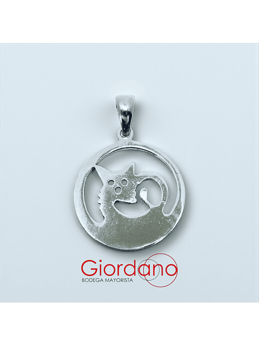 Colgante gato Círcular  1