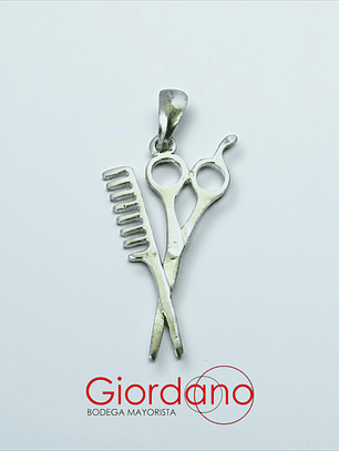 Colgqnte Tijera y peine 