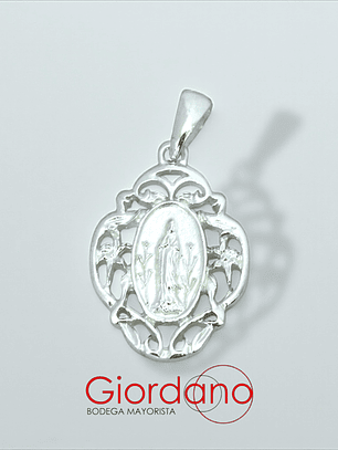 Colgante Virgen de Lourdes 