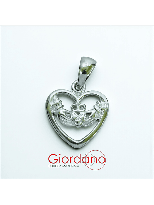 Colgante Corazón Claddagh 1