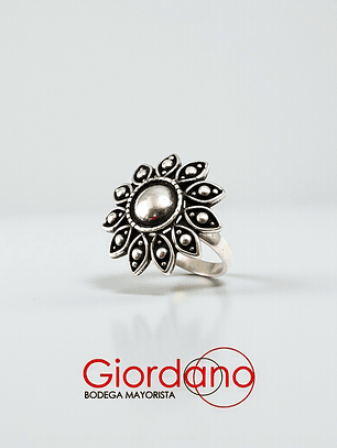 Anillo tipo Girasol 