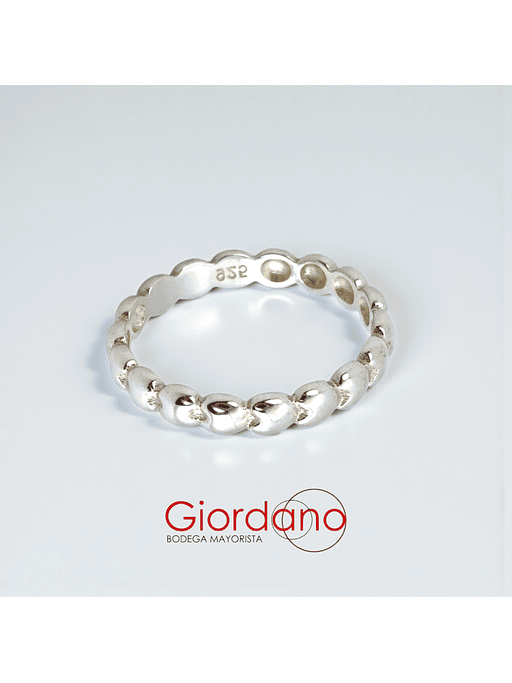 Anillo Corazones unidos 2