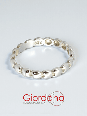 Anillo Corazones unidos