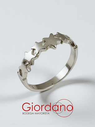 Anillo Estrellas unidas 
