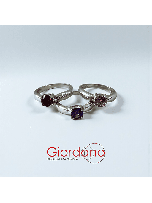 Anillo Piedra de colores  2