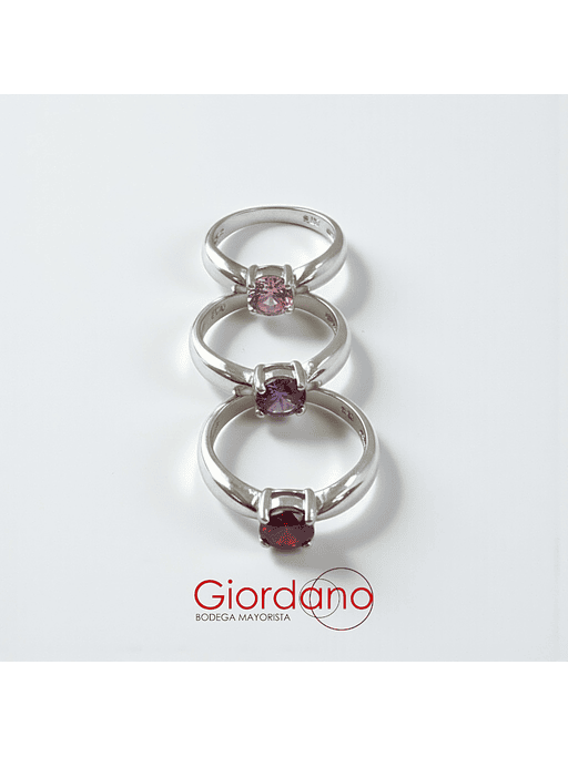 Anillo Piedra de colores  1