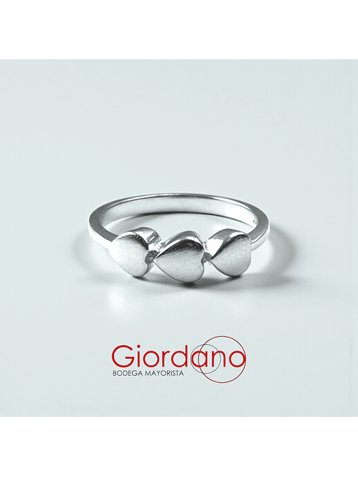 Anillo triple Corazón  1