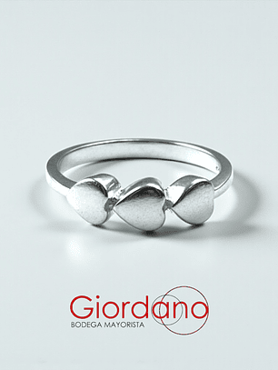 Anillo triple Corazón 