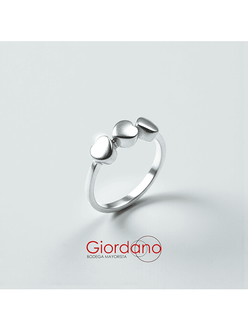 Anillo triple Corazón  2