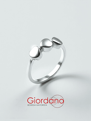 Anillo triple Corazón 