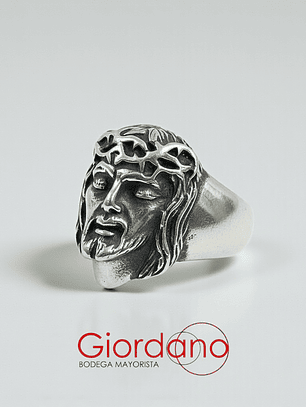 Anillo Jesús con Corona de Espinas 