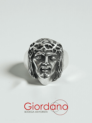 Anillo Jesús con Corona de Espinas 