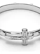 Anillo Rosario Denario Plata Genuina Ley 925 Con Crucifijo - Miniatura 9