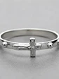 Anillo Rosario Denario Plata Genuina Ley 925 Con Crucifijo - Miniatura 14