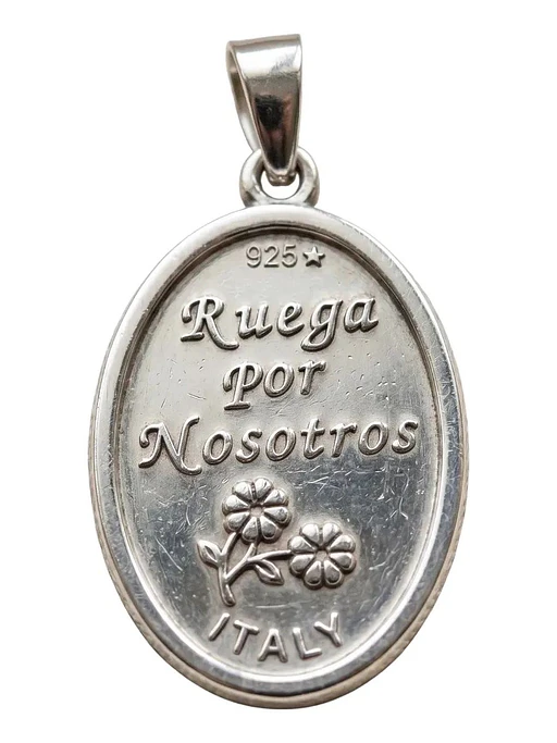 Medalla Virgen Inmaculada Concepción Plata Genuina Ley 925 2