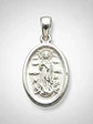 Medalla Virgen Inmaculada Concepción Plata Genuina Ley 925 - Miniatura 3