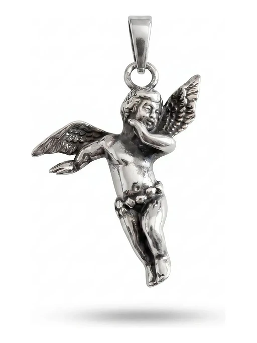 Colgante Ángel Querubín Plata Ley 925 1