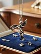 Colgante Ángel Querubín Plata Ley 925 - Miniatura 2