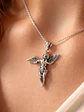 Colgante Ángel Querubín Plata Ley 925 - Miniatura 3