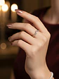 Anillo Diseño Corona Con Bolitas Plata Genuina Ley 925 - Miniatura 13
