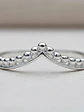 Anillo Diseño Corona Con Bolitas Plata Genuina Ley 925 - Miniatura 19