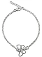 Pulsera Con Dije Mariposa Ajustable De Plata Genuina Ley 925 - Miniatura 1