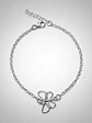 Pulsera Con Dije Mariposa Ajustable De Plata Genuina Ley 925 - Miniatura 2